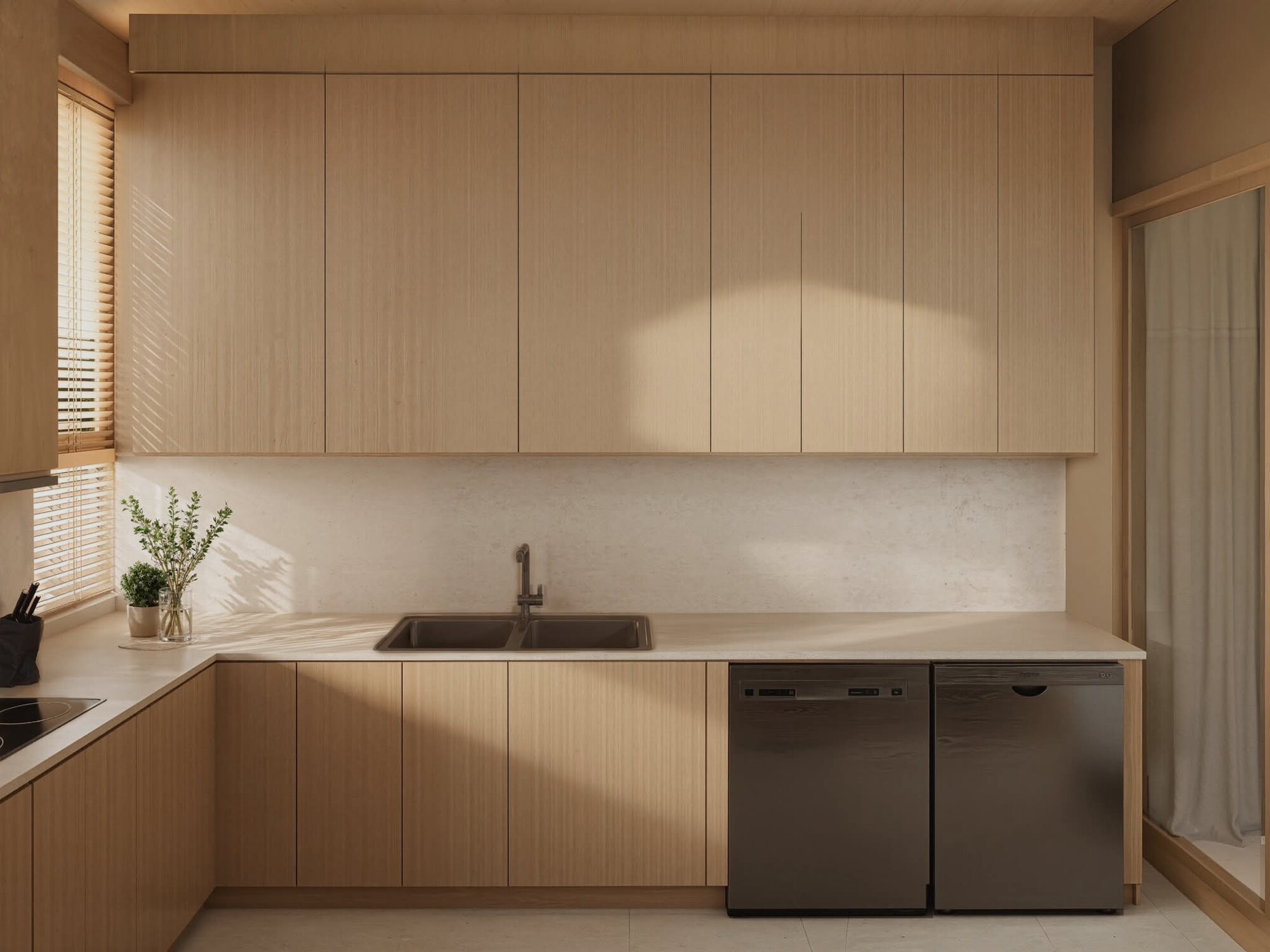 Kitchen of an Alaya villa