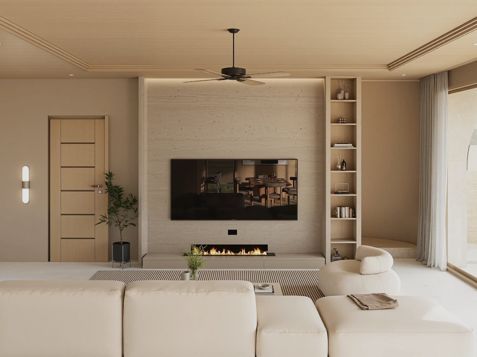 Lounge room of an Alaya villa